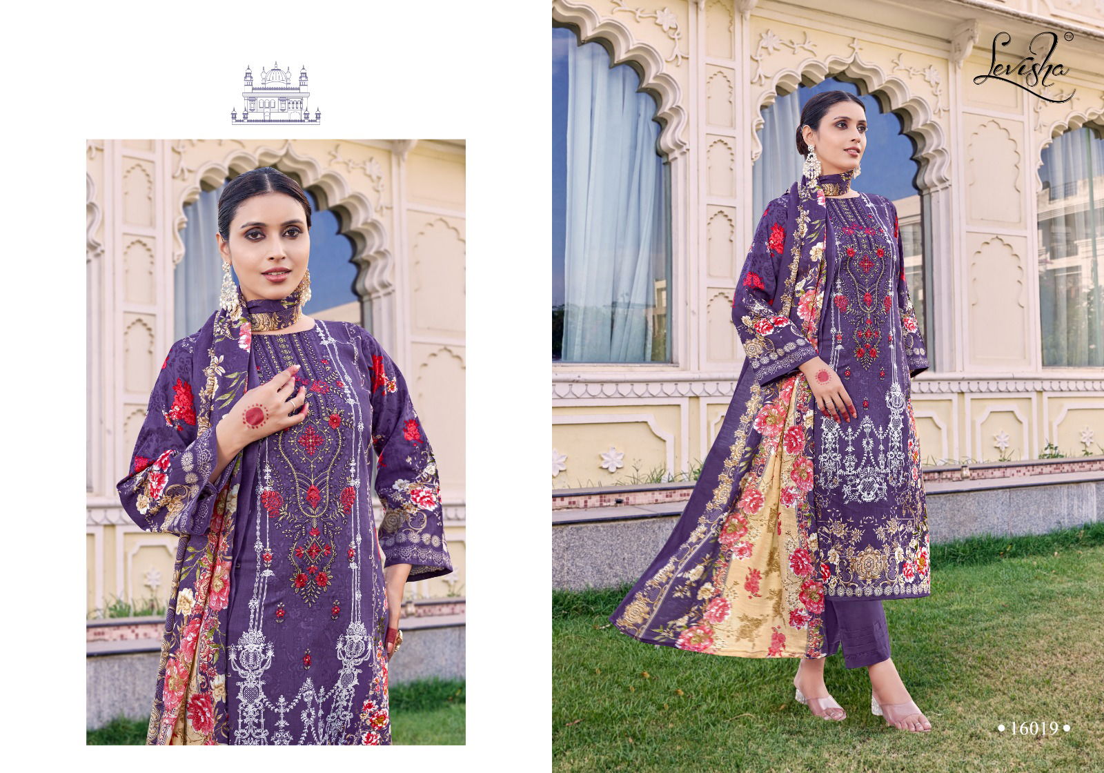 Naira Nx Vol 16 By Levisha Cambric Cotton Printed Dress Material Exporters In India